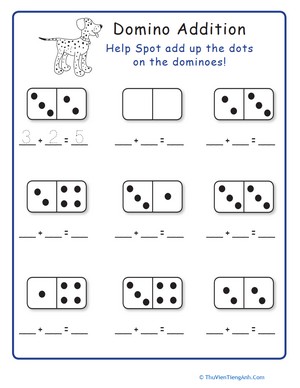 Domino Addition: Add the Dots