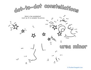Dot to Dot Constellation: Ursa Minor