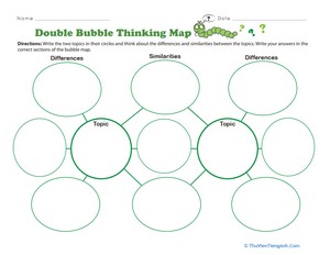 Double Bubble Thinking Map