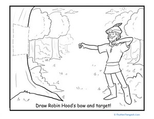 Robin Hood Coloring Page