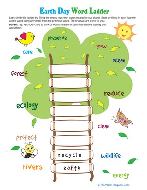 Earth Day Word Ladder