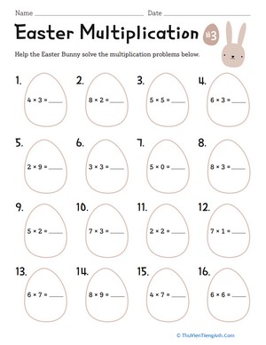 Easter Multiplication #3
