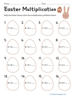 Easter Multiplication #5