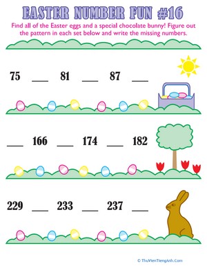 Easter Number Fun #16