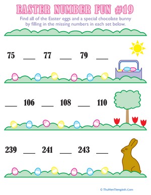Easter Number Fun #19