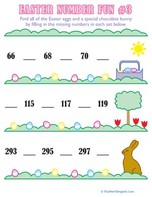 Easter Number Fun #3