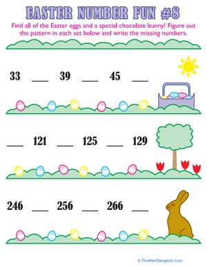 Easter Number Fun #8