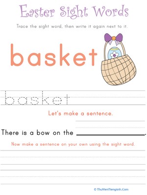 Easter Sight Words