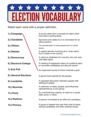 Election Vocabulary