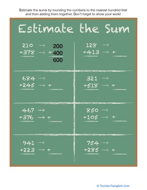 Estimate the Sum