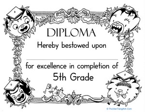 Fifth Grade Diploma