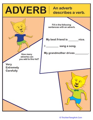 Adverb Exercise