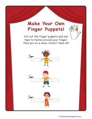 Kids Finger Puppets
