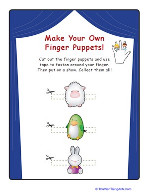 Cute n’ Cuddly Finger Puppets