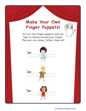 Mini People Finger Puppets
