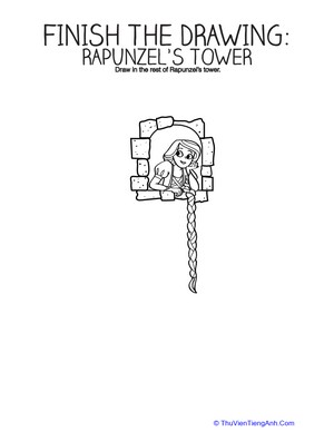 Finish the Drawing: Rapunzel’s Tower