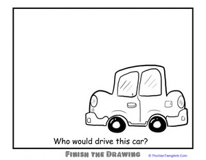 Finish the Drawing: Who Would Drive This Car?