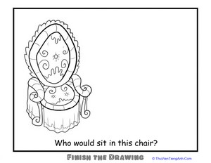 Finish the Drawing: Who Would Sit in This Chair?