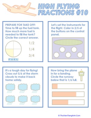 Flying Fractions 10