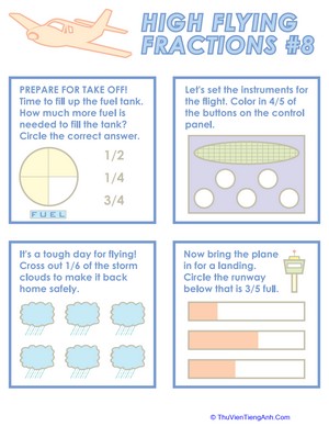 Flying Fractions 8