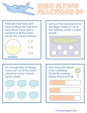 Flying Fractions 9