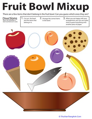 Categorizing: Fruit Bowl Mixup!