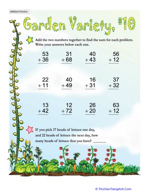 Garden Variety Addition #10
