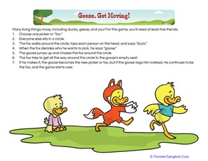 Geese, Get Moving! Game