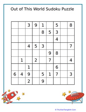Out of This World Sudoku Puzzle