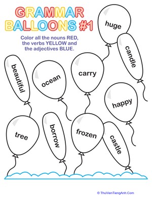 Grammar Balloons #1