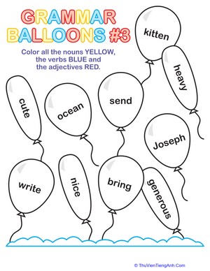 Grammar Balloons #3