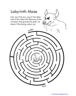 Greek Mythology Maze