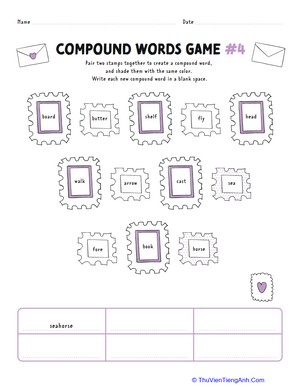 Compound Words Game #4