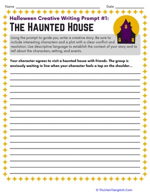 Halloween Creative Writing Prompt #1: The Haunted House