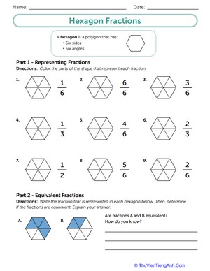 Hexagon Fractions