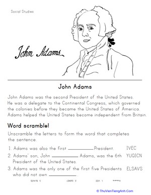 Historical Heroes: John Adams
