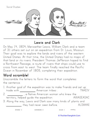 Historical Heroes: Lewis and Clark