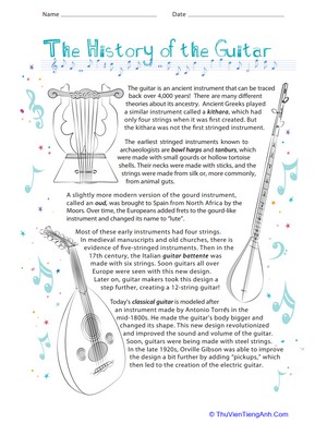 History of the Guitar