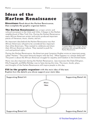 Ideas of The Harlem Renaissance