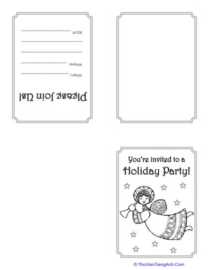 Make Your Own Holiday Invitations #2