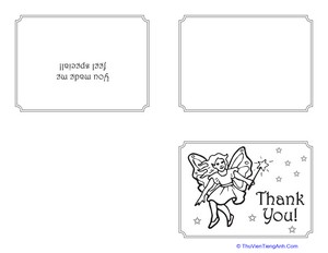 Fairy Thank You Card