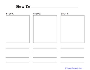 Horizontal Writing Template With Prompts