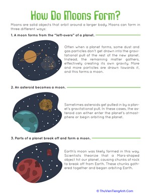 How Do Moons Form?
