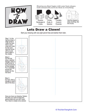 How to Draw a Clown