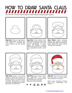 How to Draw Santa