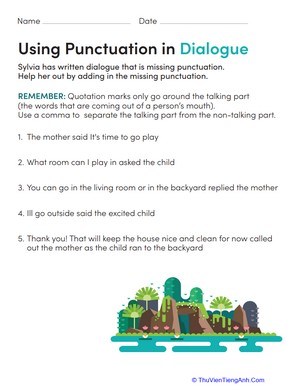 Using Punctuation in Dialogue