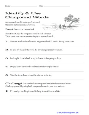 Identify & Use Compound Words