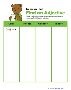 Identifying Adjectives