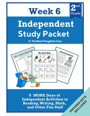 Second Grade Independent Study Packet – Week 6