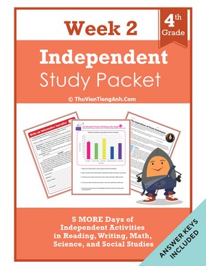 Fourth Grade Independent Study Packet – Week 2